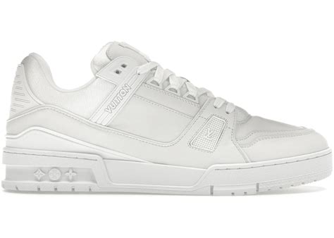 lv trainer triple white|lv trainers.